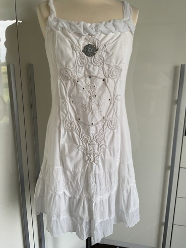 Kleid bottega weiß 36 - kleid,