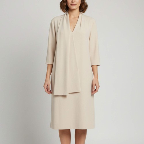 Bottega veneta midikleid beige - veneta,