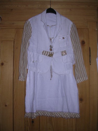 Träger kleid jacke leinen - träger,